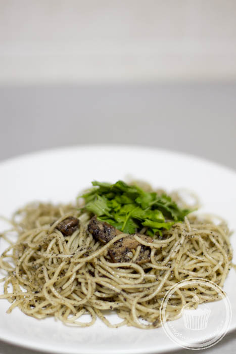 Pasta with Black Sesame Sauce